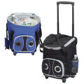70d Polyester Pu Trolley Radio Cooler Bag Large Capacity For Adult